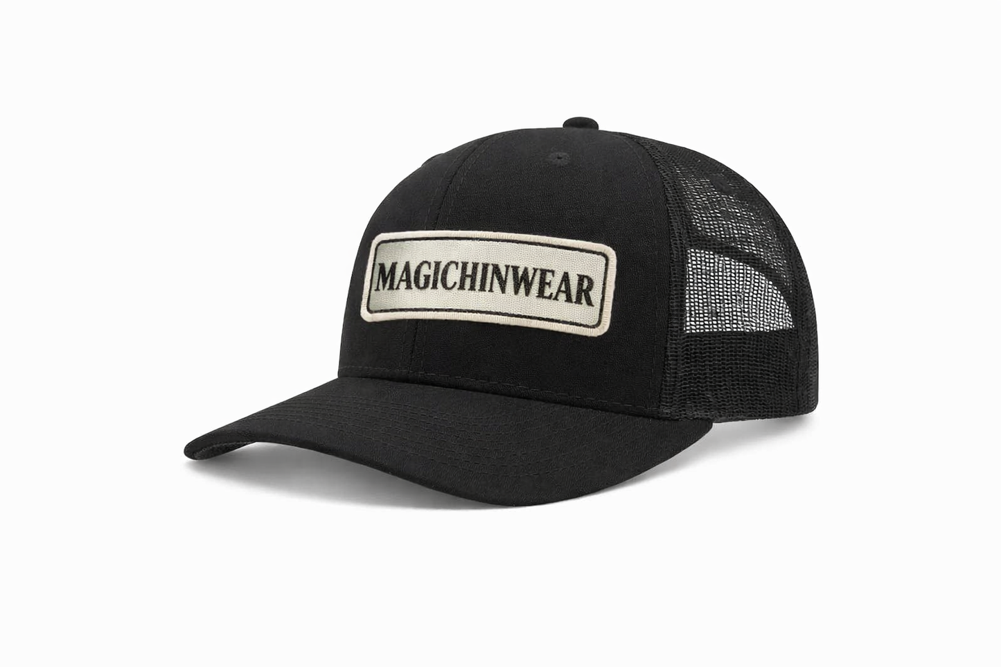 Magichinwear black trucker hat