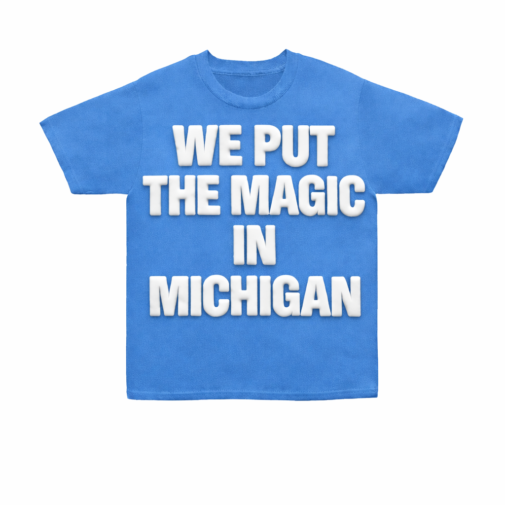 Magichinwear We Put The Magic In Michigan statement tee