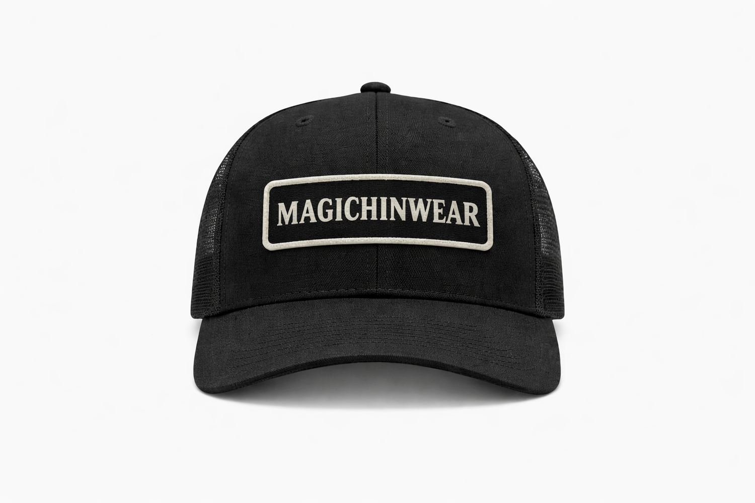 Magichinwear black trucker hat