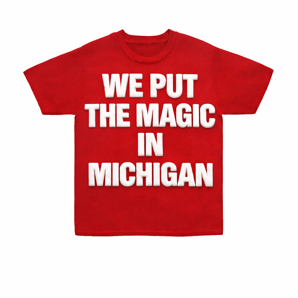 Magichinwear We Put The Magic In Michigan statement tee