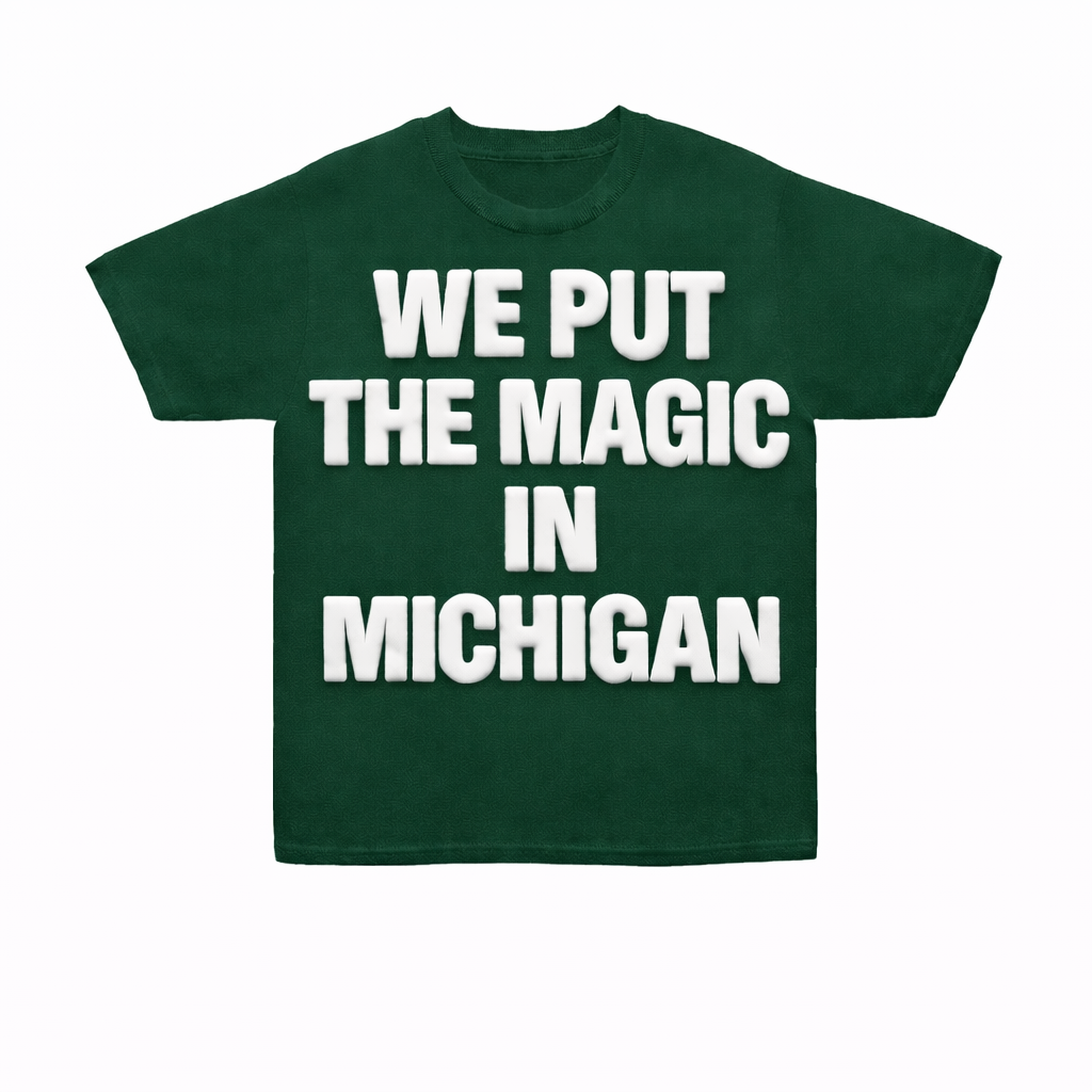 Magichinwear We Put The Magic In Michigan statement tee