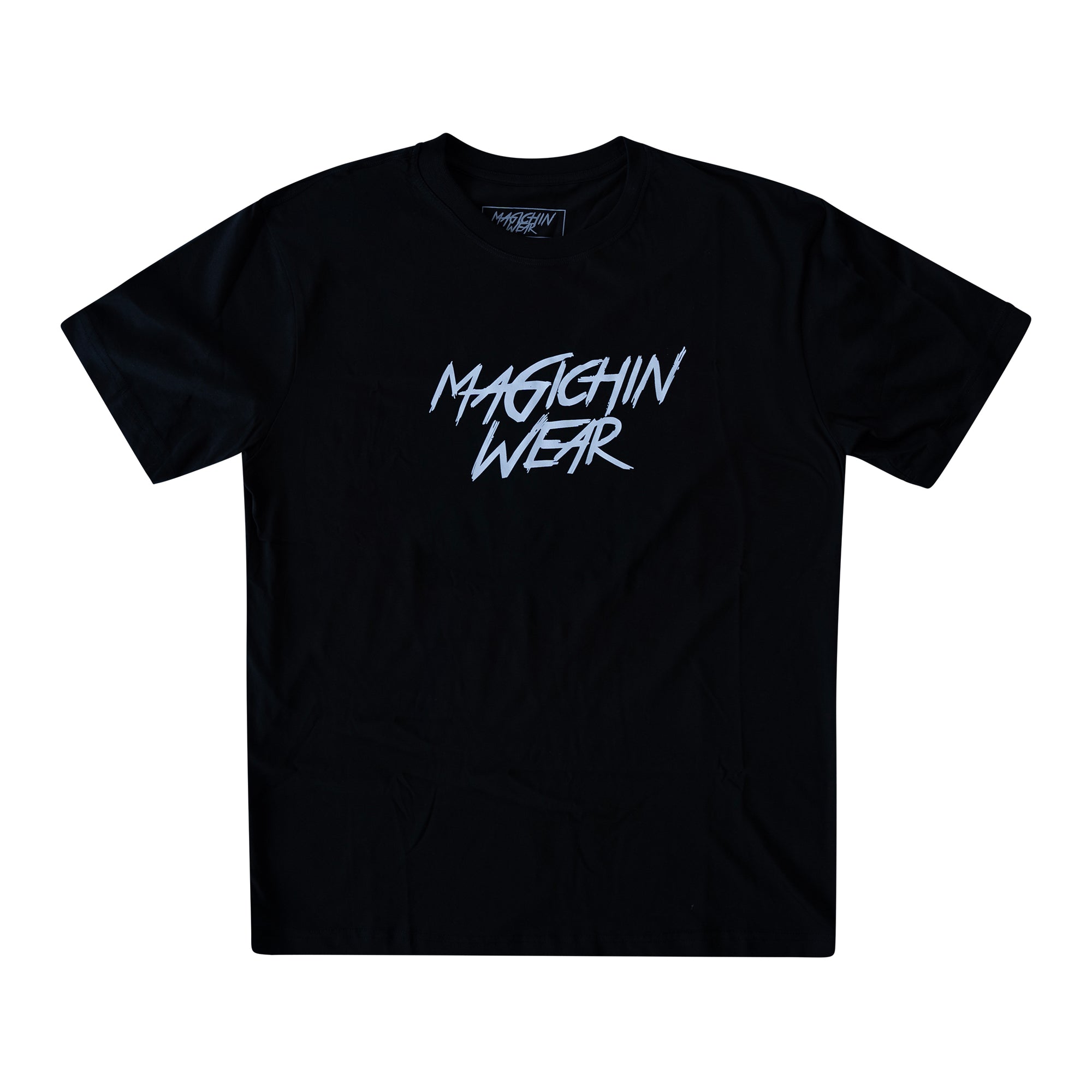 "Magichinwear Original Black Tee – Black cozy streetwear t-shirt for men and women."